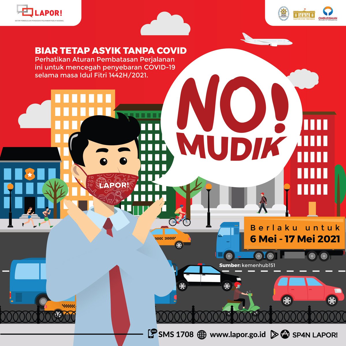 LAPOR WAL! Jika Masyarakat Mengetahui Ada ASN Yang Mudik